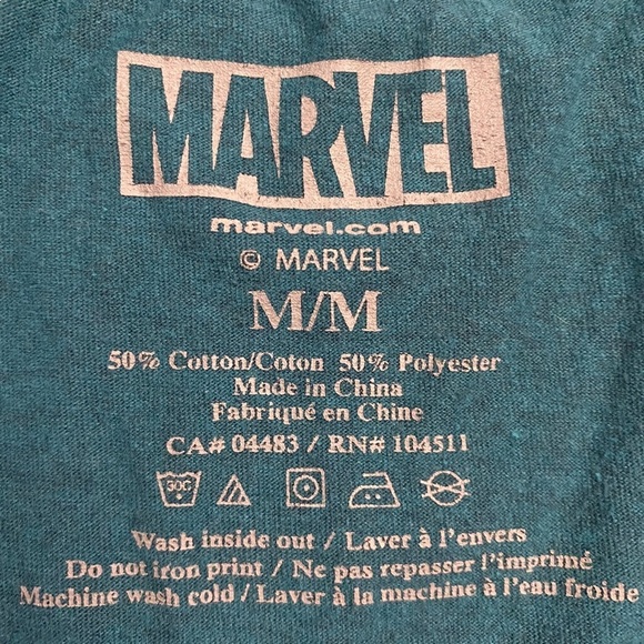 Marvel Iron Man Armor Comic Book Cover Tee Shirt Medium Blue Retro Fandom - Picture 3 of 14
